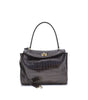 Sac à bandoulière Balenciaga Rodeo en cuir imprimé crocodile