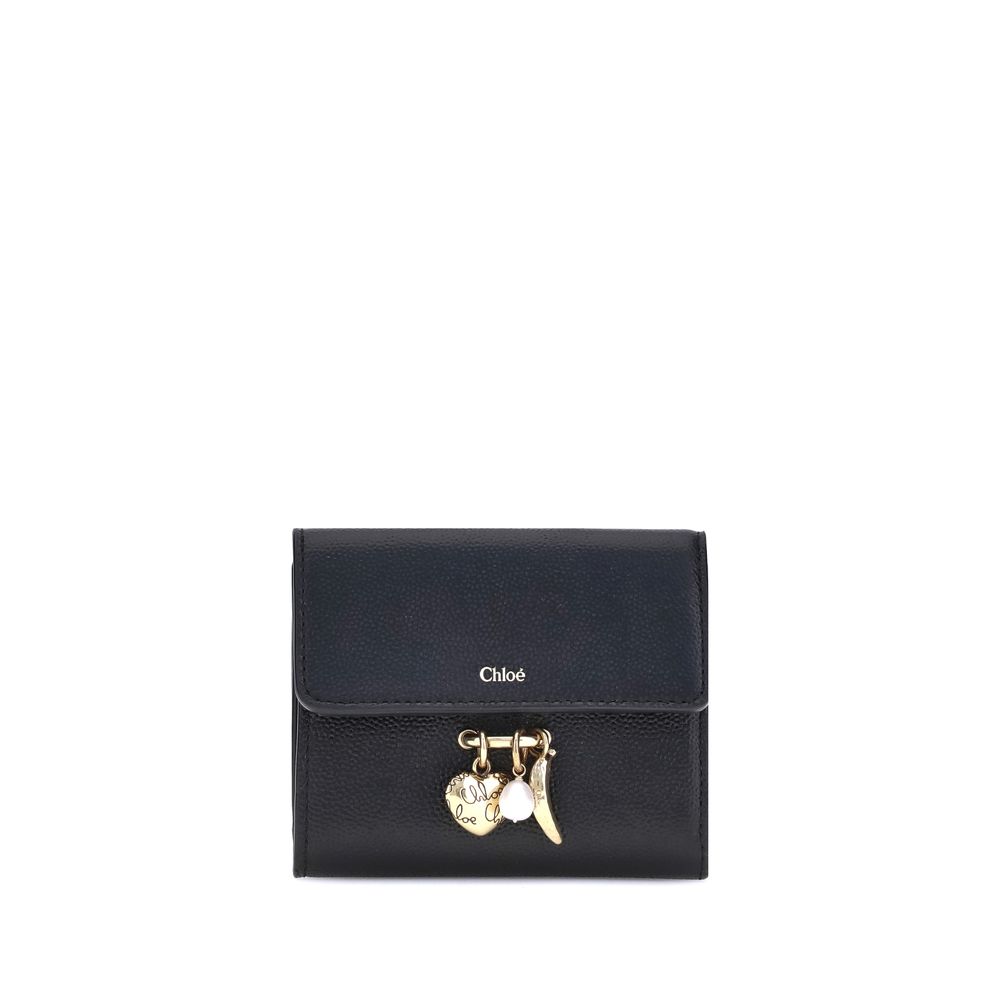 Portefeuille à trois volets Chloé Charms