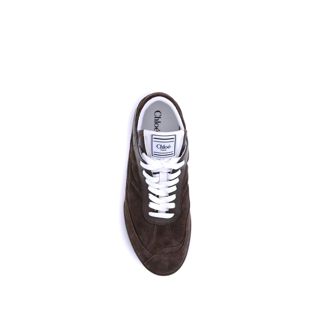 Baskets en daim Chloé Kick