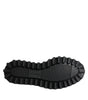 Dolce & Gabbana Black Leather Lace Up Trekking Dress Shoes