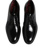Dolce & Gabbana Black Calf Leather Lace Up Dress Derby Shoes