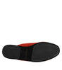 Dolce & Gabbana Orange Suede Slides Flat Slipper Shoes