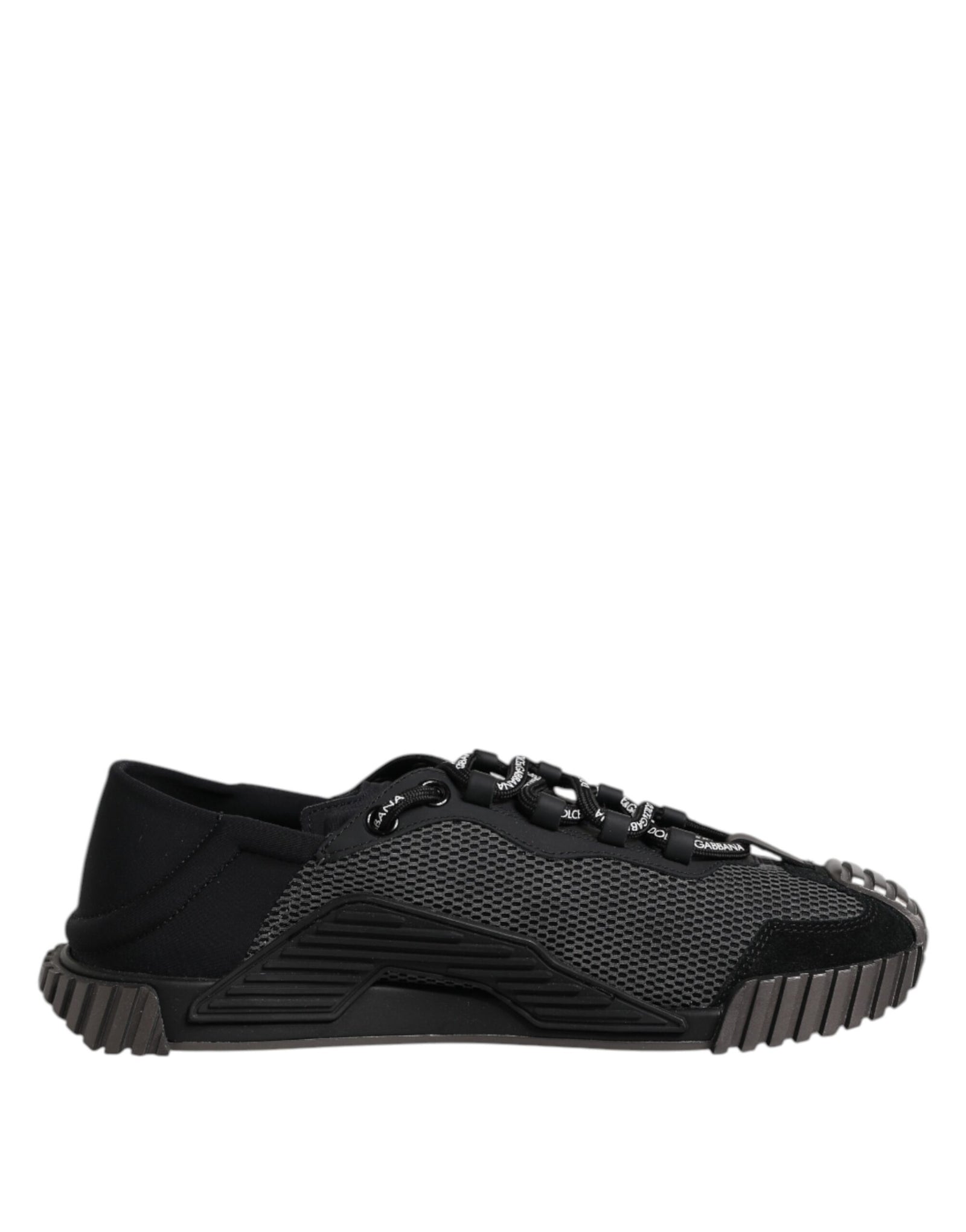 Dolce & Gabbana Black Logo Low Top NS1 Men Sneakers Shoes