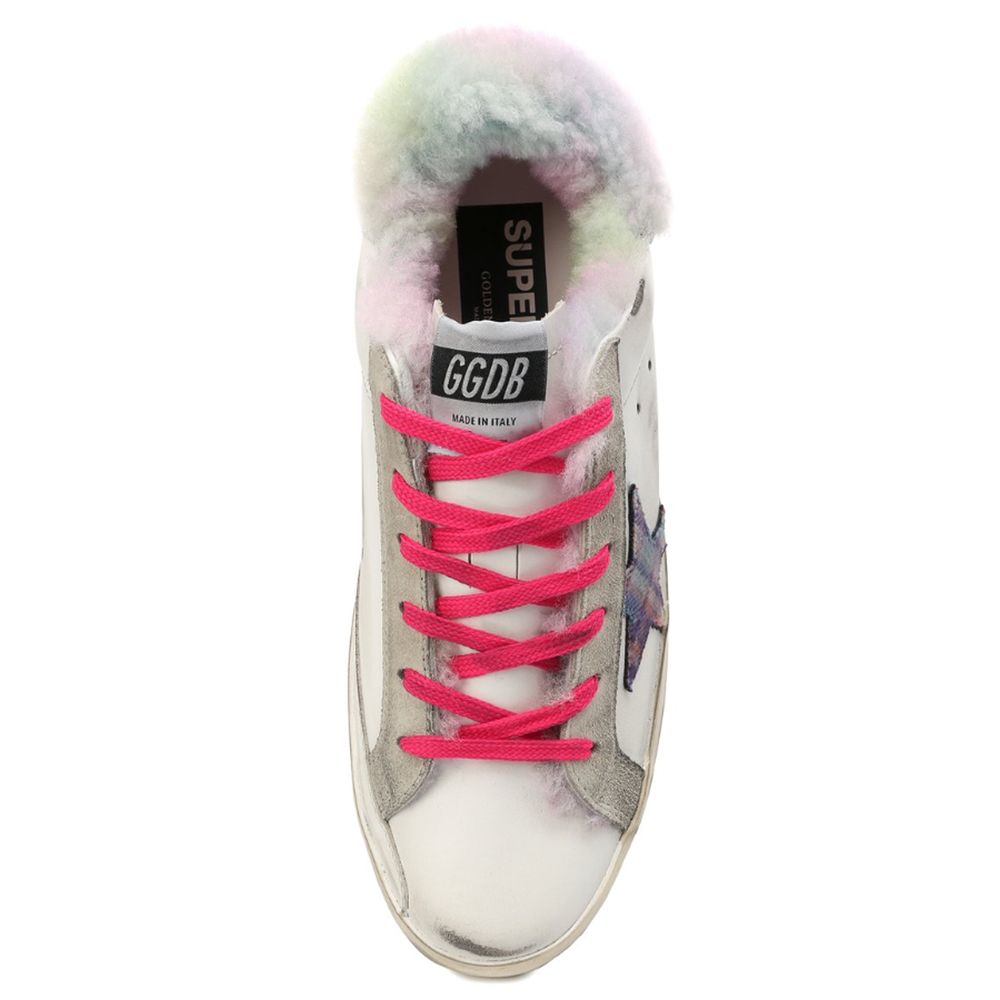 Baskets en cuir blanc Golden Goose