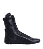 Dolce & Gabbana Dark Blue Leather KING High Top Sneakers Shoes