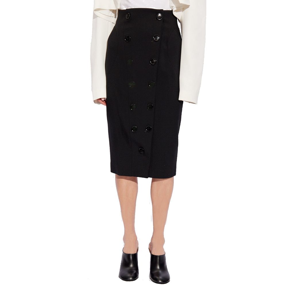 Jupe crayon en laine Alaïa