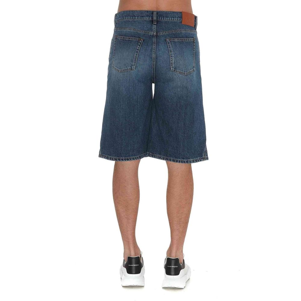 Short en jean Alexander McQueen