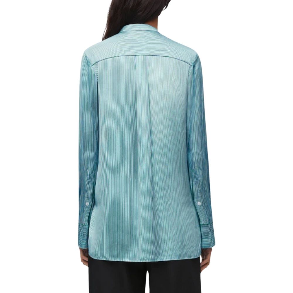 Chemise rayée en soie mélangée Loewe