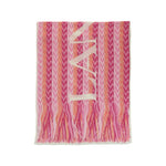 Écharpe Lanvin à motif chevron et logo