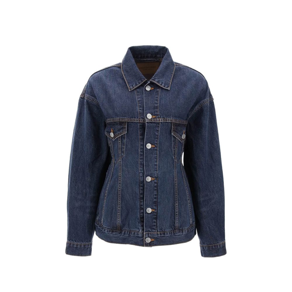 Balenciaga 'Hourglass' Denim Jacket