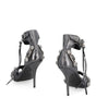 Balenciaga Cagole Leather Sandals