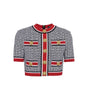 Balmain Cropped Monogram Top