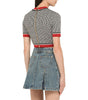 Balmain Cropped Monogram Top