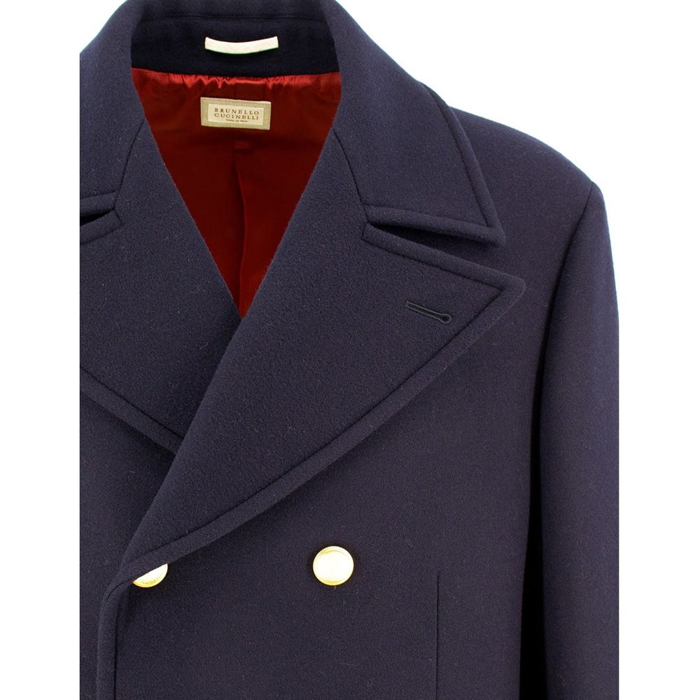 Brunello Cucinelli Martingale Double-Breast Coat