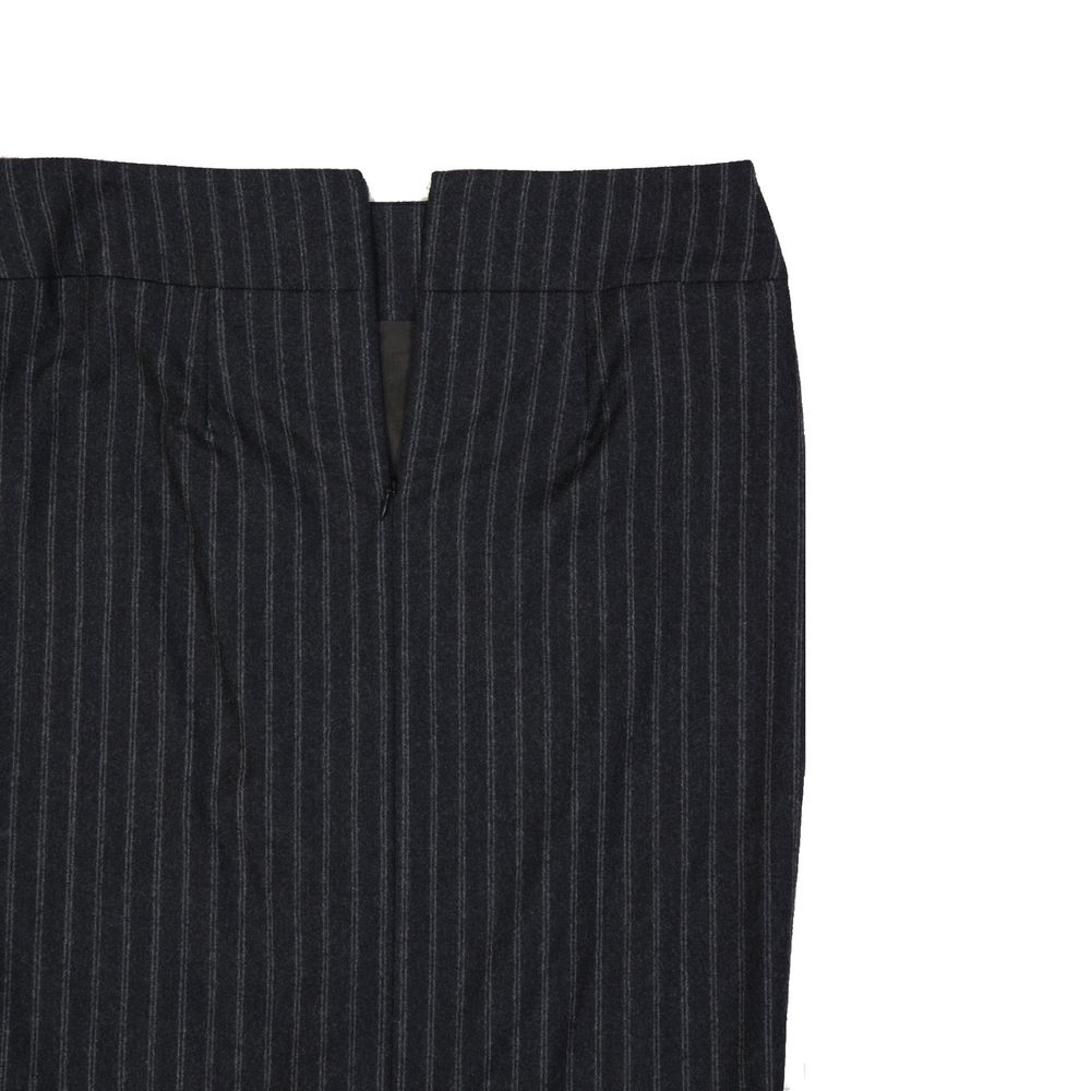 Brunello Cucinelli Wool Striped Skirt