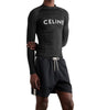 Celine Surf Logo Stretch-Jersey T-Shirt