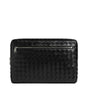 Bottega Veneta Intrecciato Sacoche zippée pour ordinateur portable