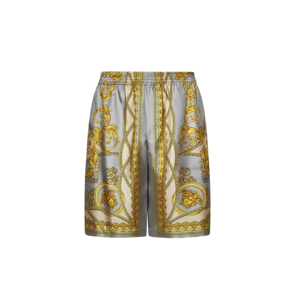 Versace Short en soie La Coupe Des Dieux