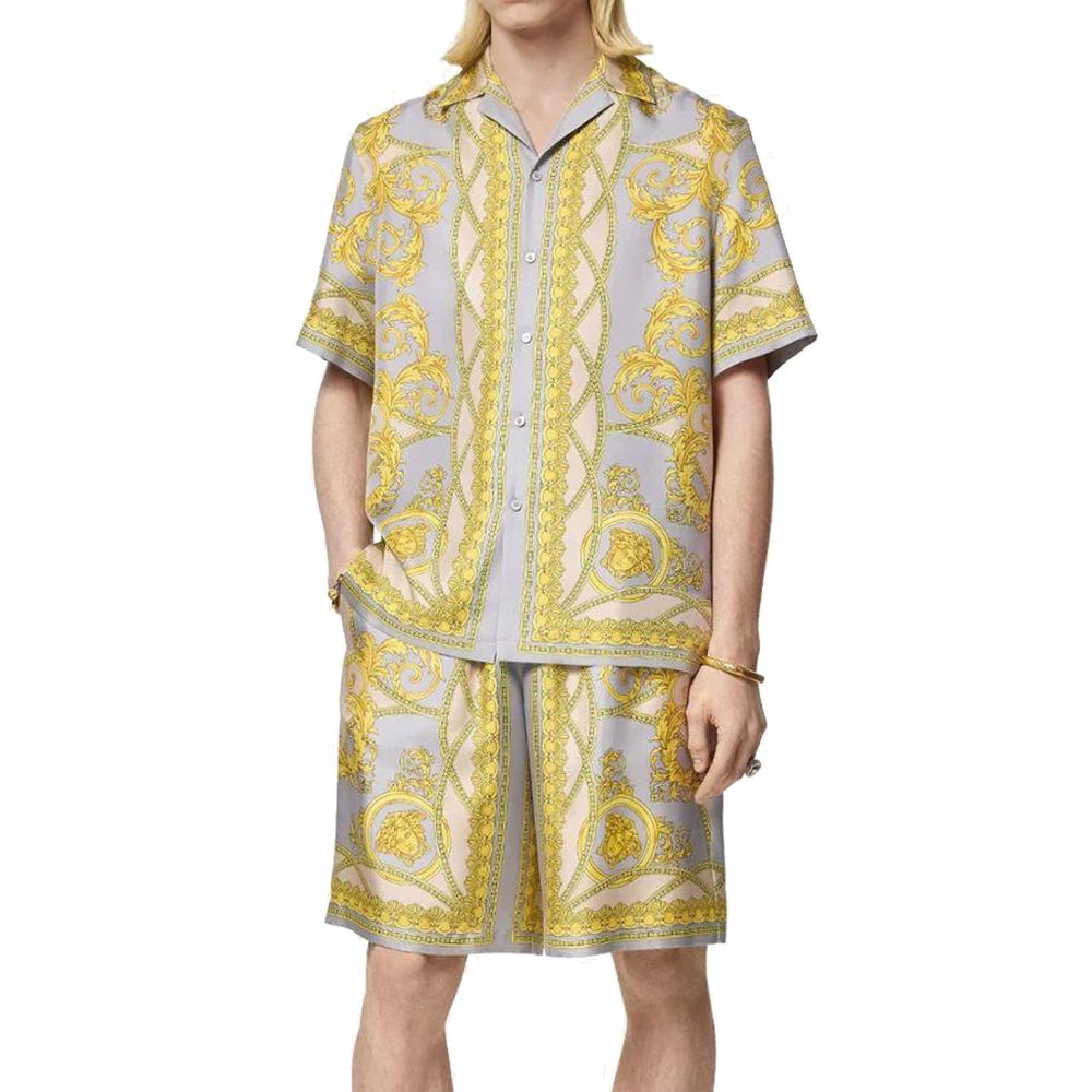 Versace Short en soie La Coupe Des Dieux