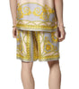 Versace Short en soie La Coupe Des Dieux