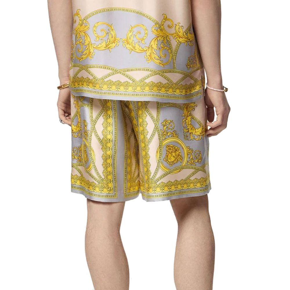 Versace Short en soie La Coupe Des Dieux