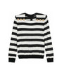 Balmain Striped Jersey Top