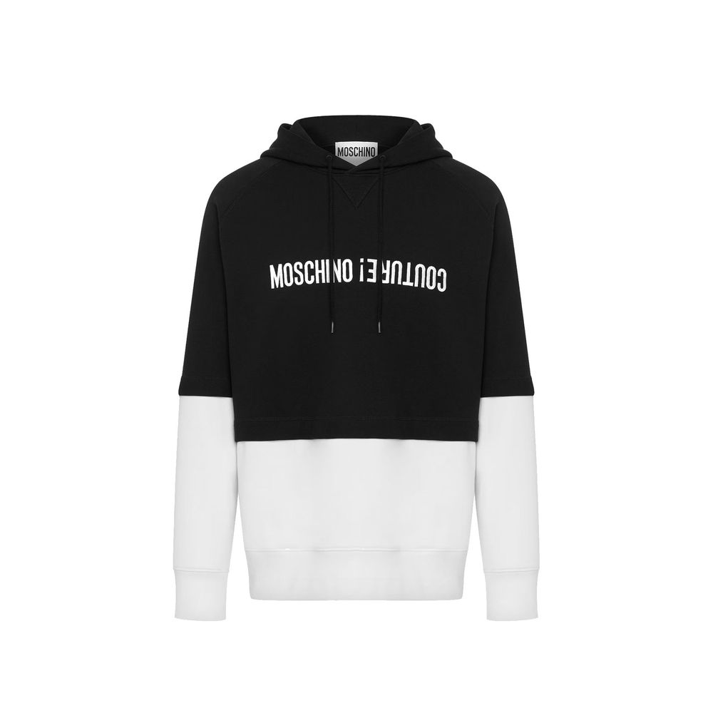 Sweat à capuche en coton Moschino