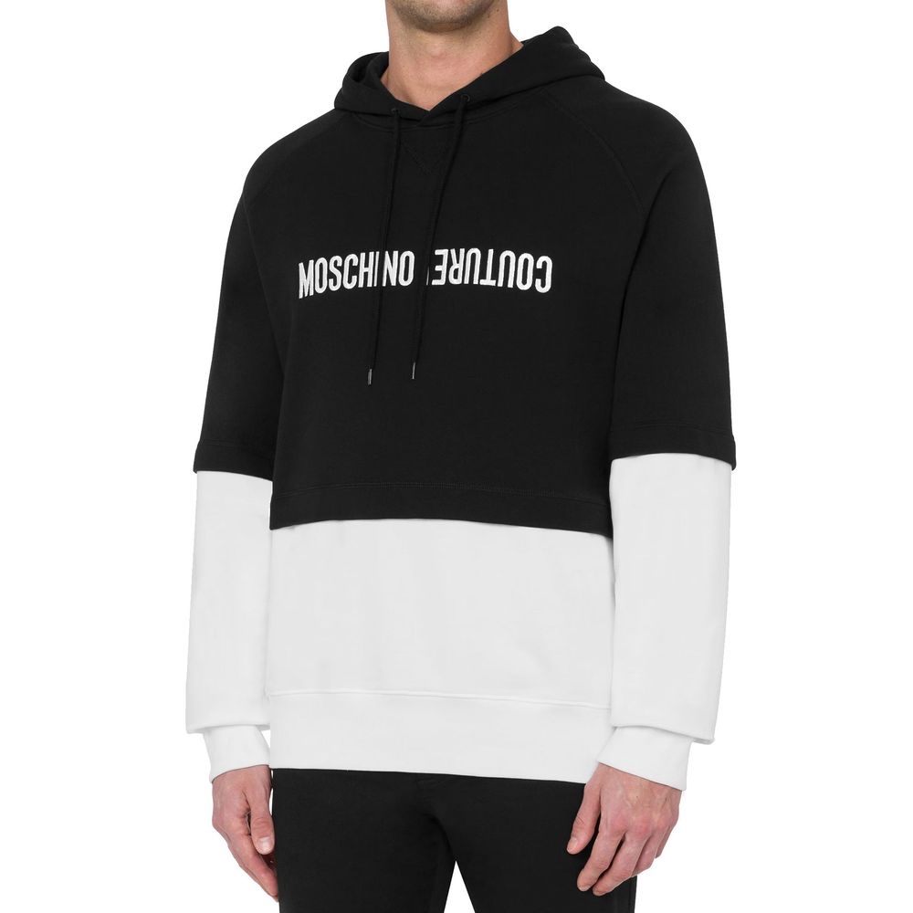 Sweat à capuche en coton Moschino