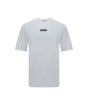 T-shirt brodé avec logo Moschino
