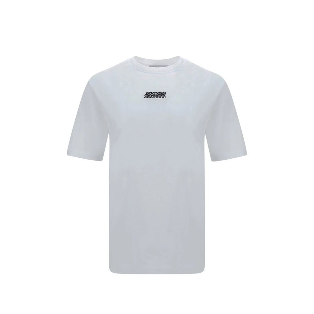 T-shirt brodé avec logo Moschino