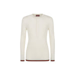 Gucci Ribbed-Knit Silk T-Shirt