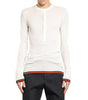 Gucci Ribbed-Knit Silk T-Shirt