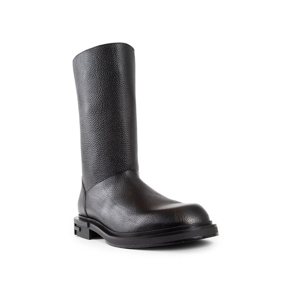 Bottes à monture en cuir Fendi