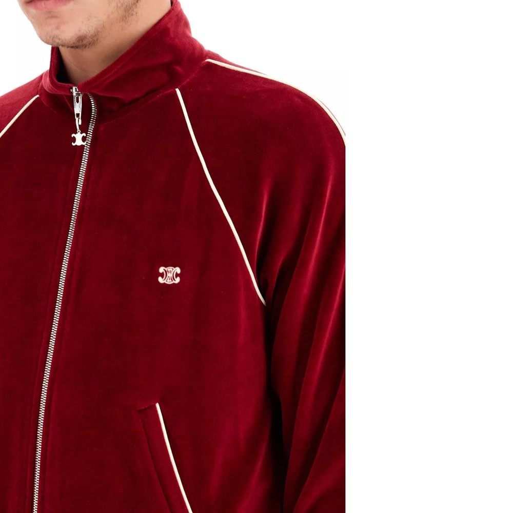Sweat-shirt en velours Céline Triomphe