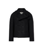 Saint Laurent Oversized Virgin Wool Peacoat