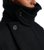 Saint Laurent Oversized Virgin Wool Peacoat