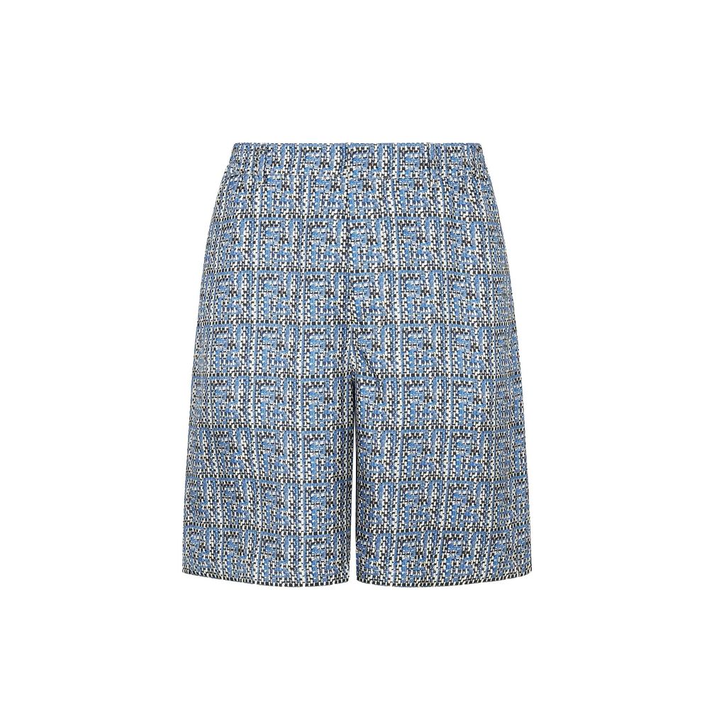 Short en soie imprimé Fendi