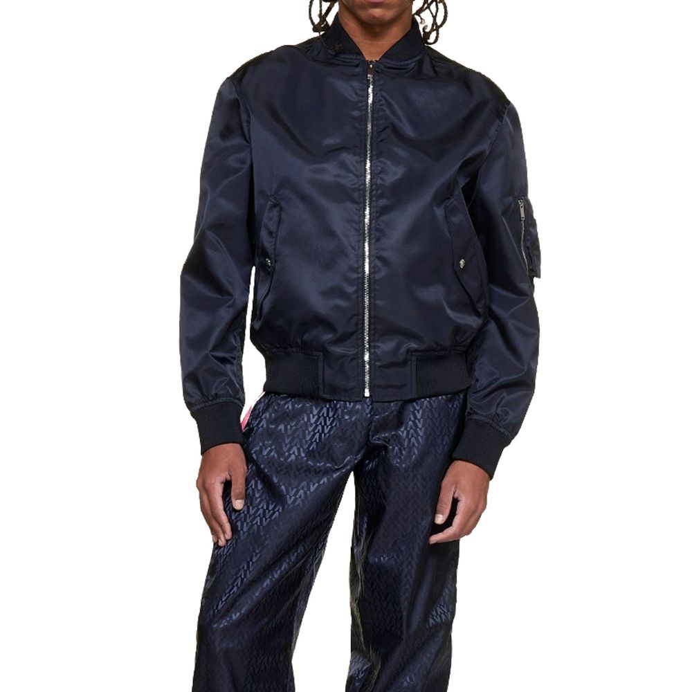 Valentino Printed Neon Universe Bomber Jacket