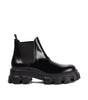 Prada Monolith Leather Ankle Boots
