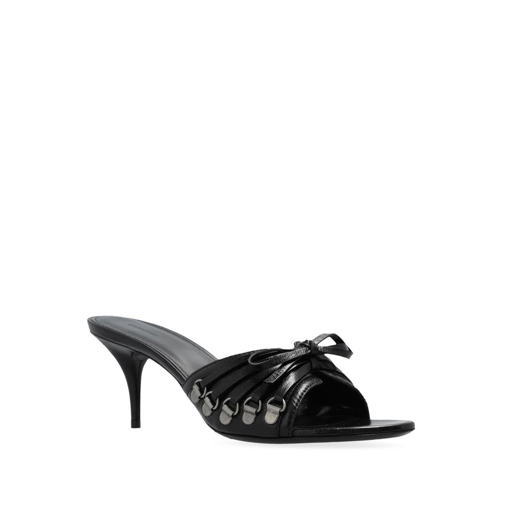 Balenciaga Cagole 70 Leather Sandals