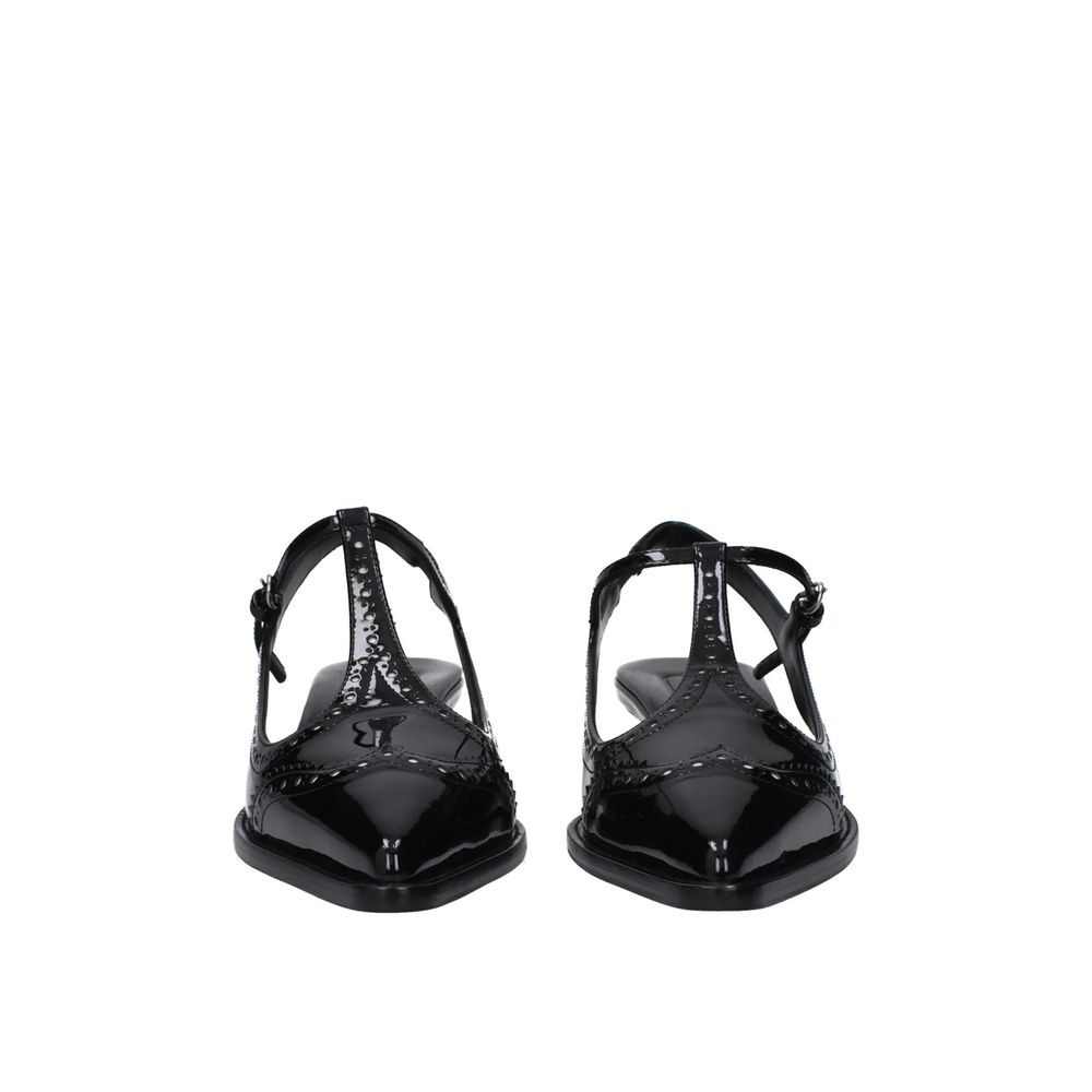 Escarpins à bride arrière en cuir Miu Miu