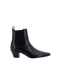 Bottines Chelsea en cuir effet serpent Celine