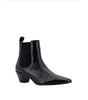 Bottines Chelsea en cuir effet serpent Celine