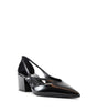 Prada Brushed Leather Cut-Out Pumps