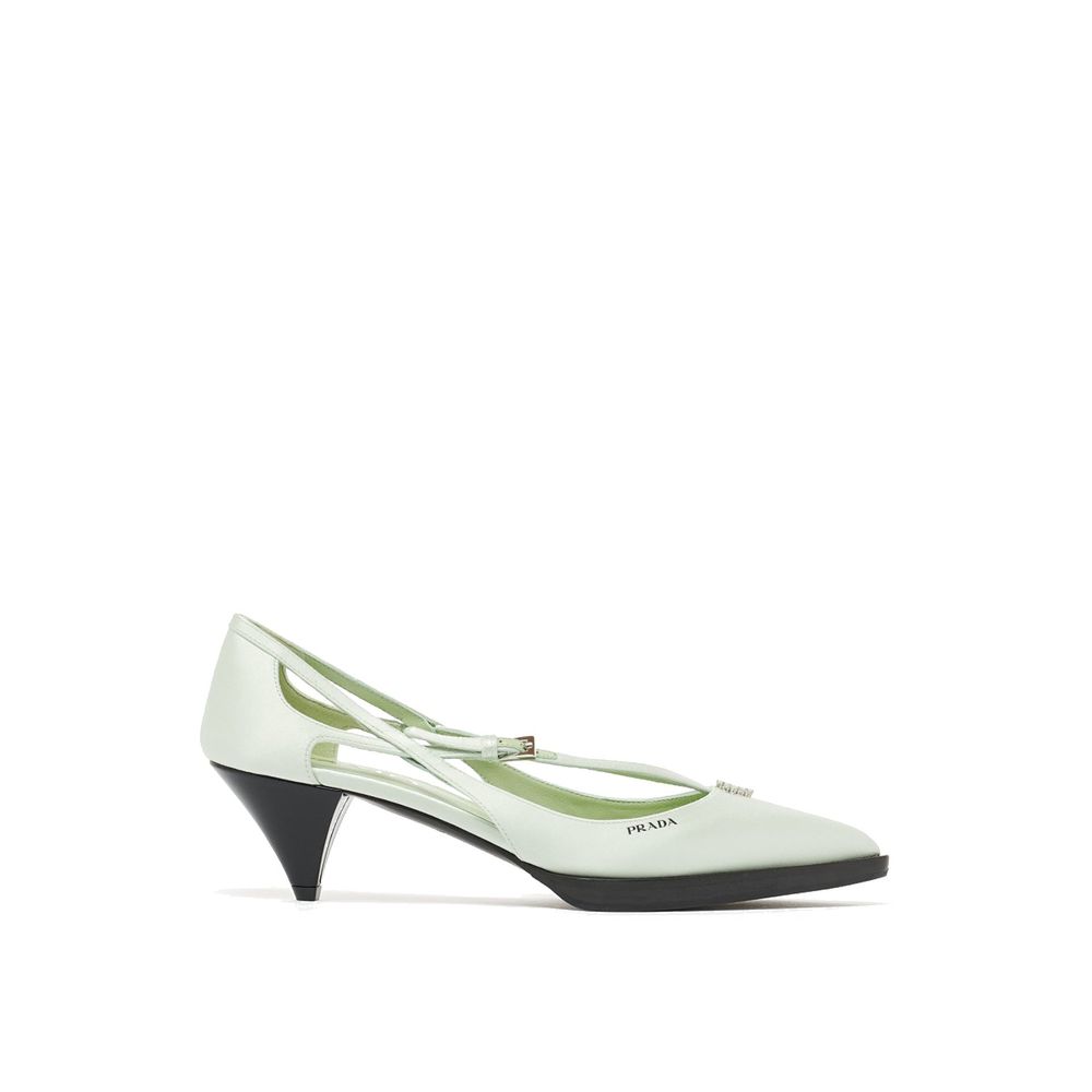 Escarpins Prada en satin découpé