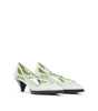 Escarpins Prada en satin découpé