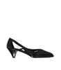 Prada 55mm Cut-Out Satin Pumps