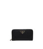 Portefeuille en cuir avec logo Prada