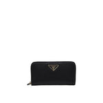 Portefeuille en cuir avec logo Prada