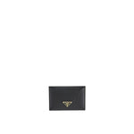 Porte-cartes en cuir Prada